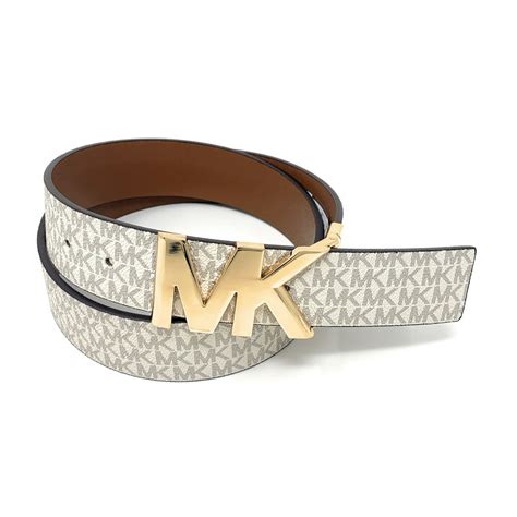 michael kors men's reversible logo belt|Michael Kors reversible belt women's.